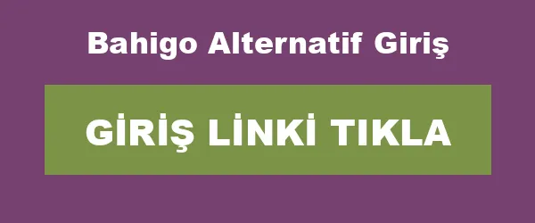 Bahigo Alternatif Giriş infografik